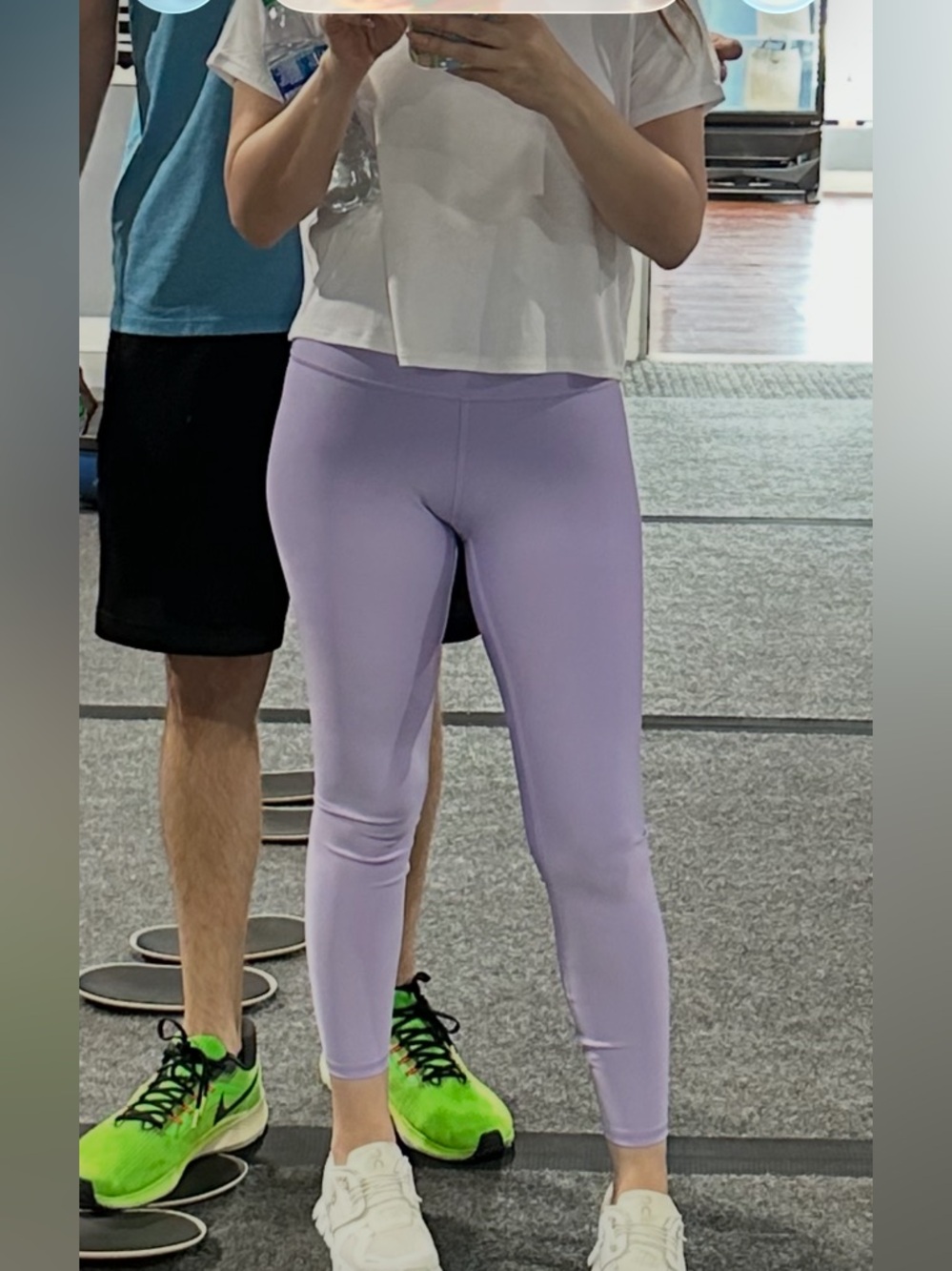 Alo yoga 7/8 High waist airlift legging and heabdbad violet skies